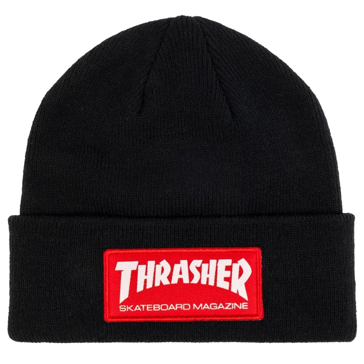 Thrasher Skate Mag Patch Beanie - Black 3 Thrasher Skate Mag Patch Beanie - Black