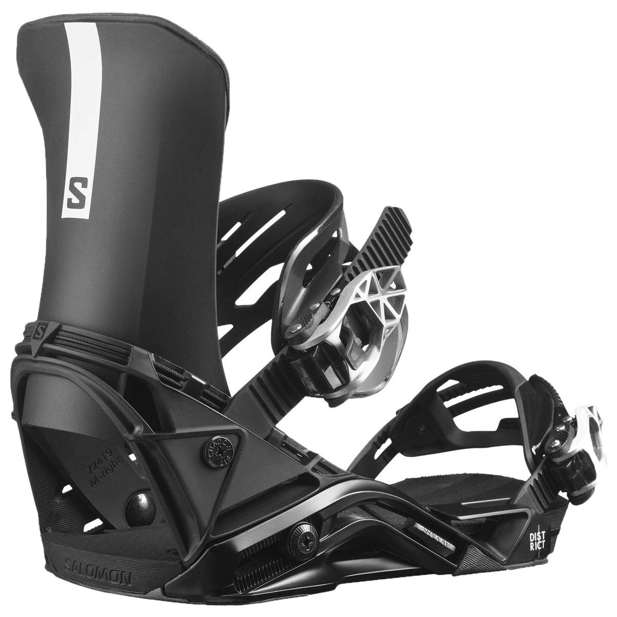Salomon District Snowboard Bindings - Black 3 Salomon District Snowboard Bindings - Black