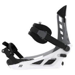 K2 Indy 2024 Snowboard Bindings - Grey/White -Jet Ski Store 196222114264 5