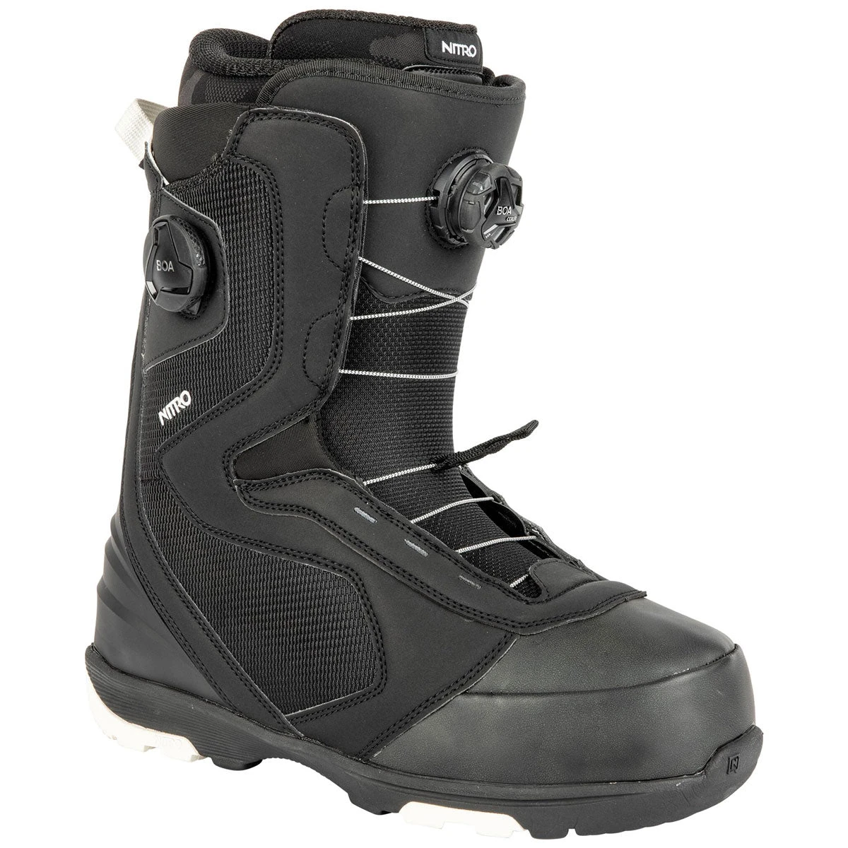 Nitro Club Boa 2023 Snowboard Boots - Black/White 3 Nitro Club Boa 2023 Snowboard Boots - Black/White