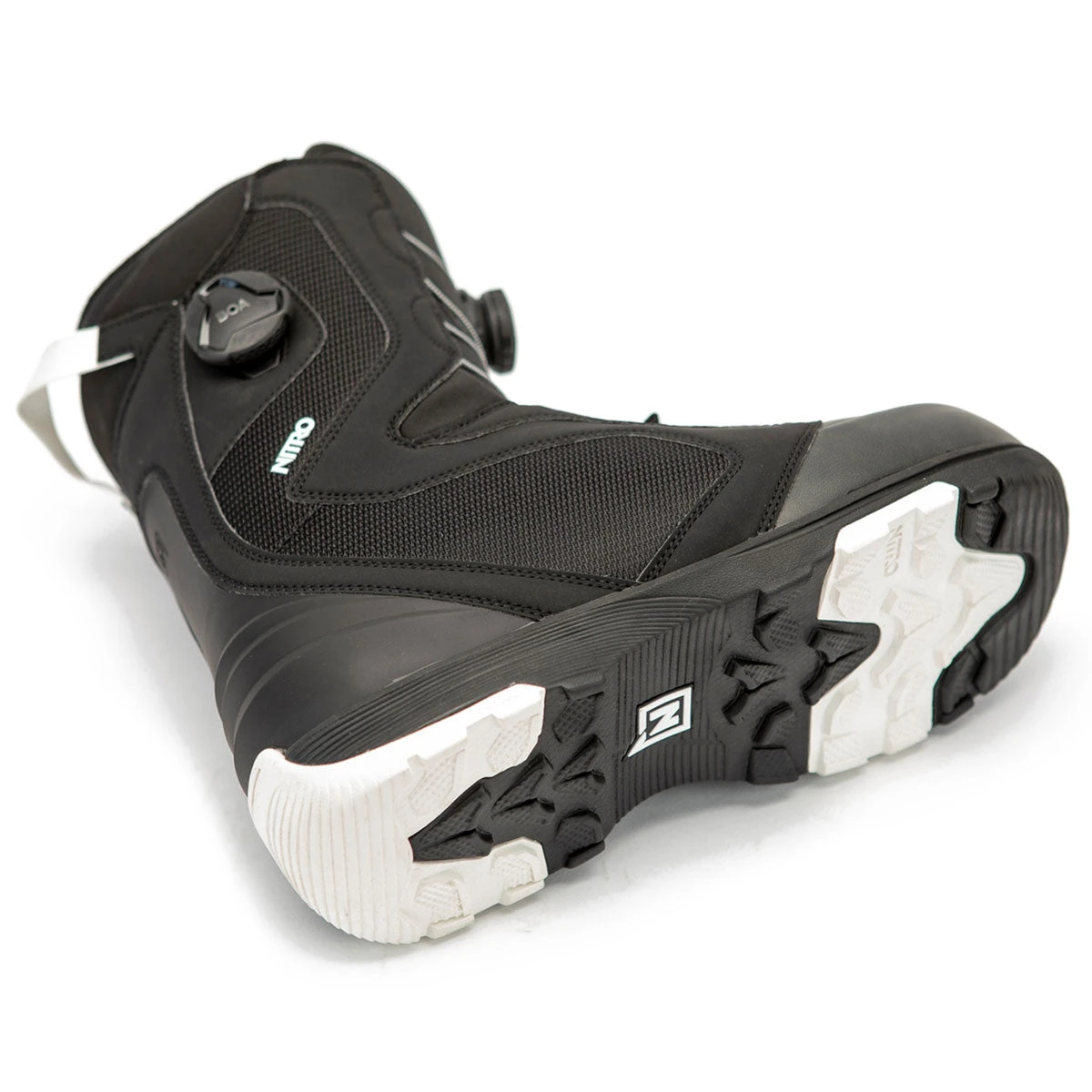 Nitro Club Boa 2023 Snowboard Boots - Black/White 6 Nitro Club Boa 2023 Snowboard Boots - Black/White - Image 4
