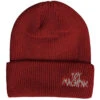 Toy Machine Tape Logo Beanie - Maroon -Jet Ski Store 827059400304 1