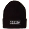 Zero Bold Patch Beanie - Black -Jet Ski Store 847418025825 1