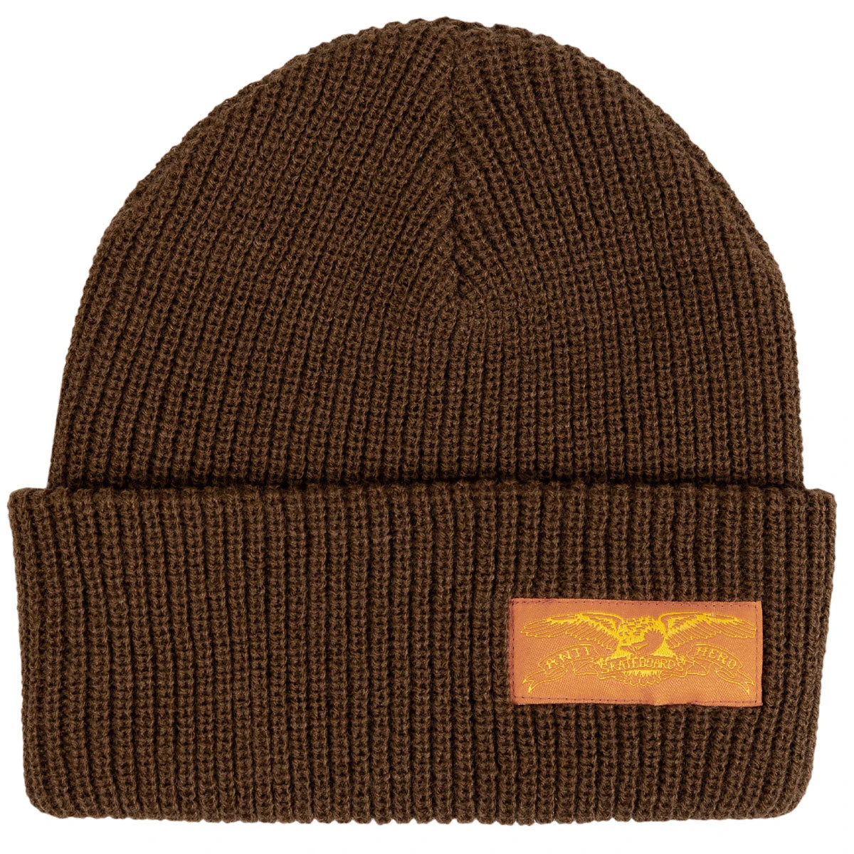 Anti-Hero Stock Eagle Label Beanie - Brown/Orange/Yellow 3 Anti-Hero Stock Eagle Label Beanie - Brown/Orange/Yellow