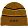 Krooked Krooked Eyes Beanie - Natural/Gold/Black -Jet Ski Store 888560285620 1
