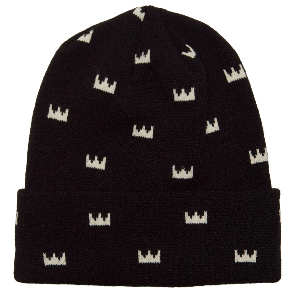 Royal Mini Crowns Beanie - Black 3 Royal Mini Crowns Beanie - Black