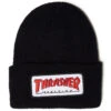 Thrasher Outline Patch Beanie - Black -Jet Ski Store BQ4B109 1