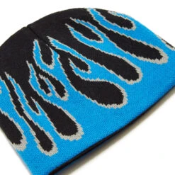 CCS Flames Reversible Skully Beanie - Black/Blue -Jet Ski Store BQ559E5 2