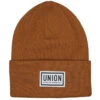 Union High Cuff Logo Beanie - Brown -Jet Ski Store BQ5DB9A 1