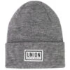 Union High Cuff Logo Beanie - Grey 1 Union High Cuff Logo Beanie - Grey -Jet Ski Store BQ5DB9B 1
