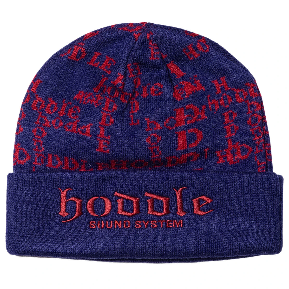 Hoddle Sound Systems Beanie - Navy/Red 3 Hoddle Sound Systems Beanie - Navy/Red
