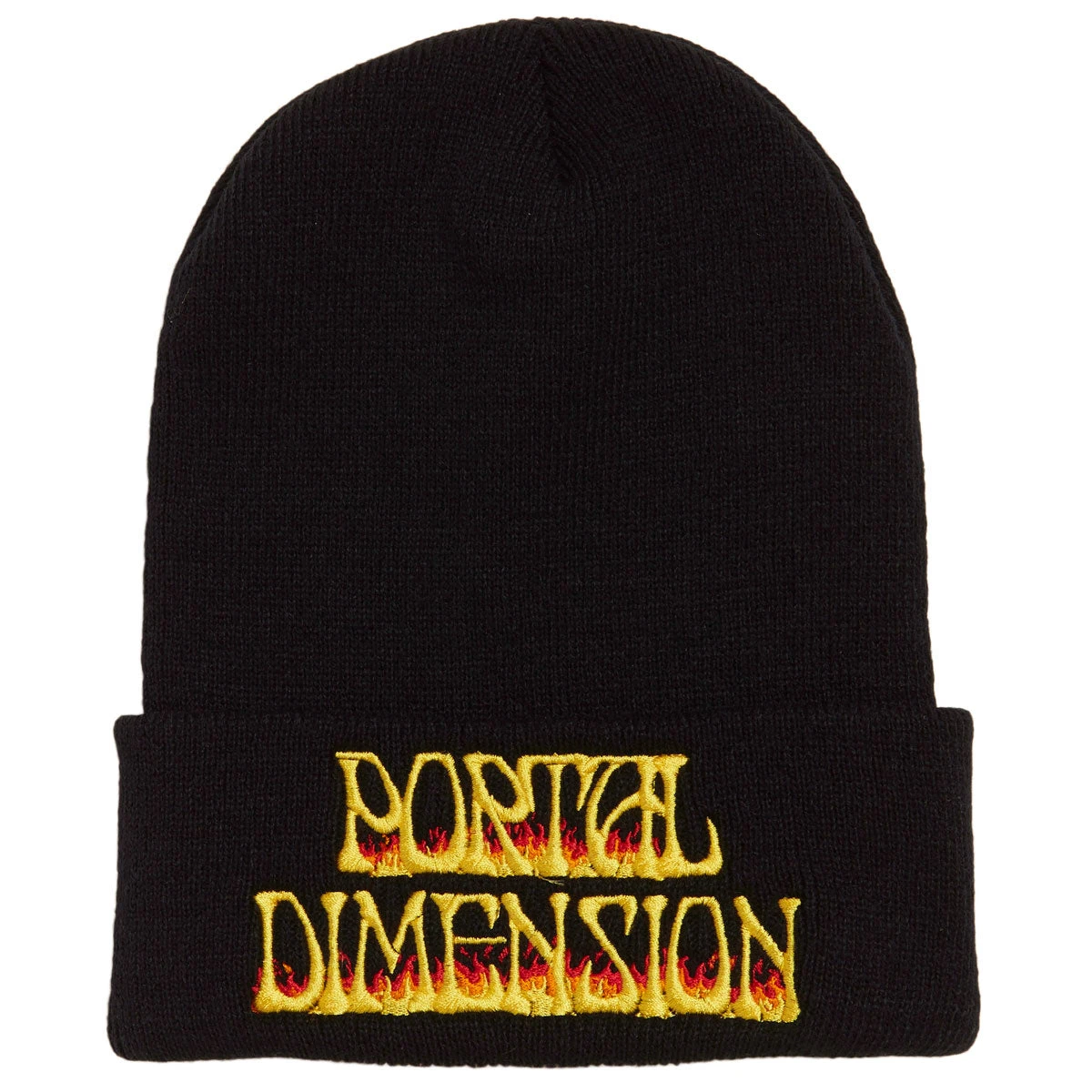 Portal Dimension Hell Portal Beanie - Black 3 Portal Dimension Hell Portal Beanie - Black