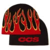 CCS Flames Reversible Skully Beanie - Black/Red -Jet Ski Store ccs flame beanie red 1